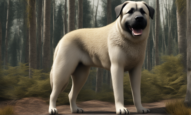 a-realistic-3d-with-high-details-kangal-perro-de-pastor-turco-in-the-forest